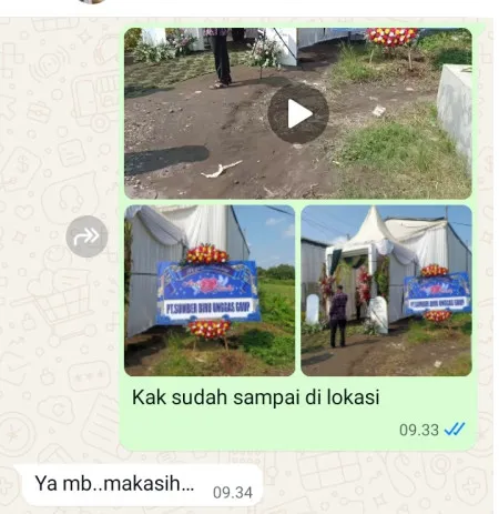 Pengiriman Karangan Bunga Bidara Cina
