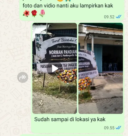 Pengiriman Karangan Bunga Bidara Cina