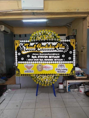 Papan Bunga di Bidara Cina