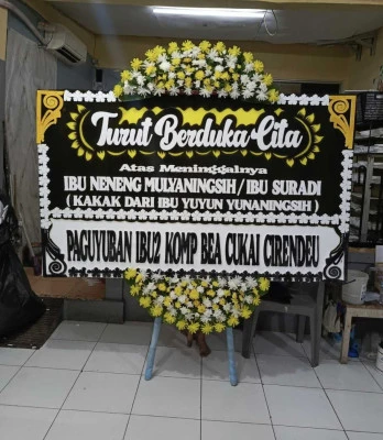 Papan Bunga di Bidara Cina